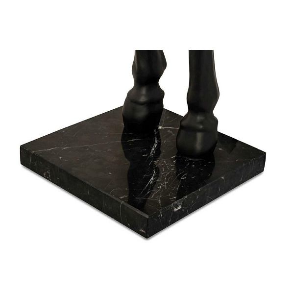 Lampa podłogowa KOŃ HORSE STAND S czarna - włókno szklane - Moosee