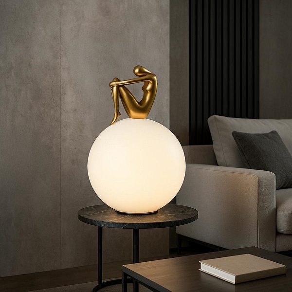 Lampa stołowa UOMO 35 czarna - Moosee