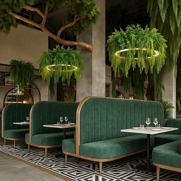 Lampa wisząca GARDENS 120 czarna - Moosee