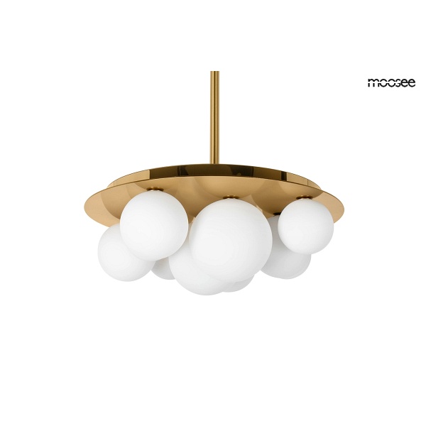 Lampa wisząca BACARDI złota - Moosee