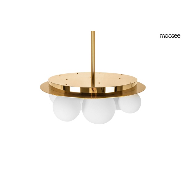 Lampa wisząca BACARDI złota - Moosee