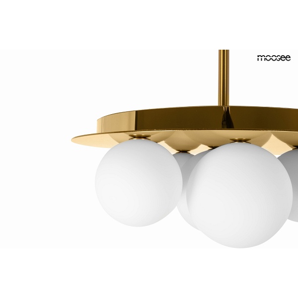 Lampa wisząca BACARDI złota - Moosee