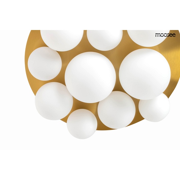 Lampa wisząca BACARDI złota - Moosee