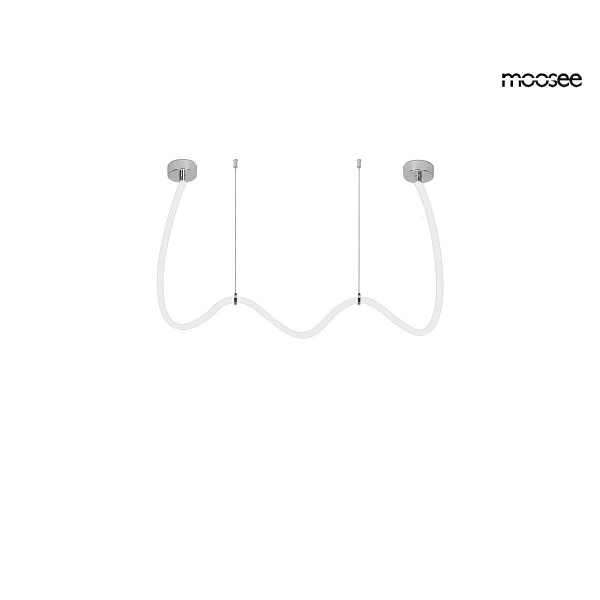 Lampa wisząca LASSO 300 Smart srebrna - Moosee