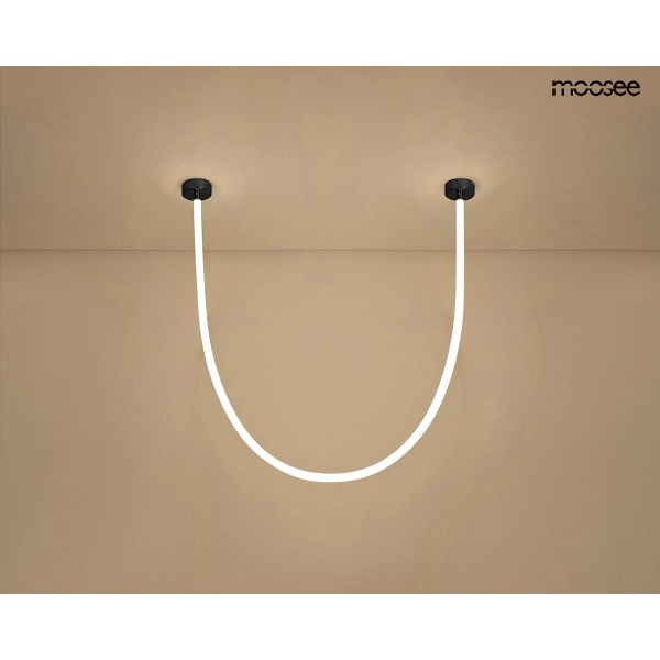 Lampa wisząca LASSO 300 Smart czarna - Moosee