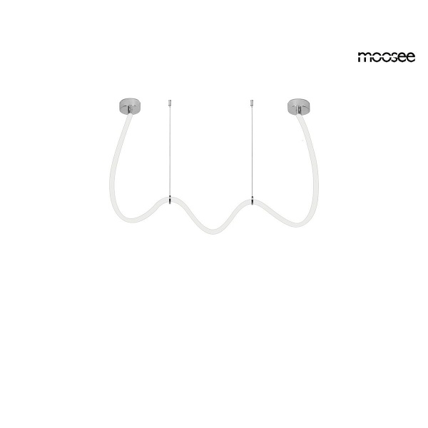 Lampa wisząca LASSO 400 Smart srebrna - Moosee