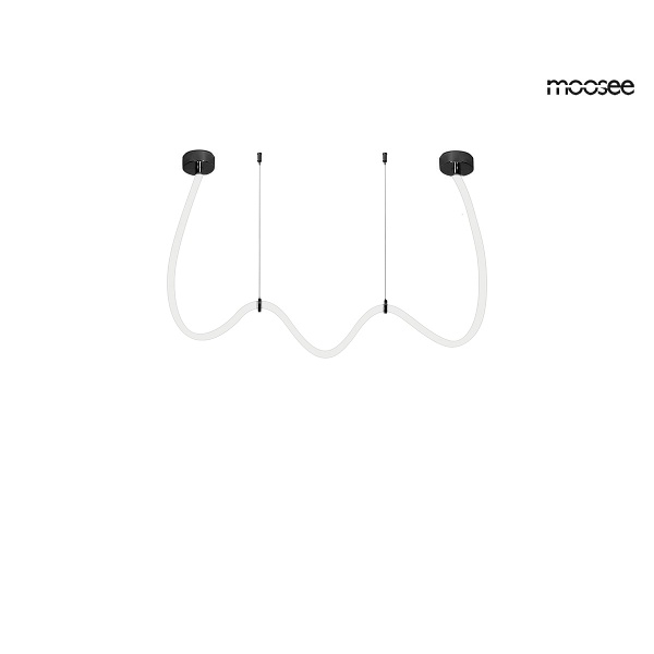 Lampa wisząca LASSO 400 Smart czarna - Moosee