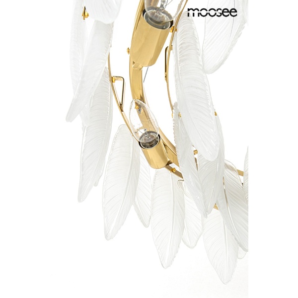 Lampa wisząca ROCH 80 złota - Moosee