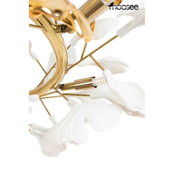 Lampa wisząca FLORA 80 PP złota - Moosee