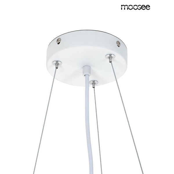 Lampa wisząca NIDO biała - Moosee
