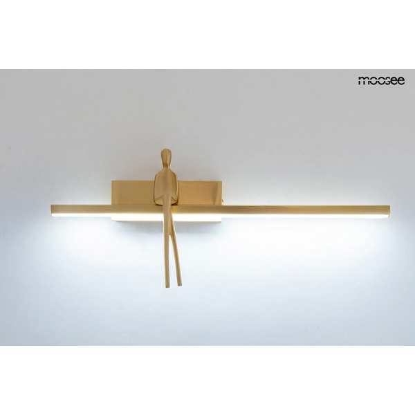 Lampa ścienna BOY złota - Moosee