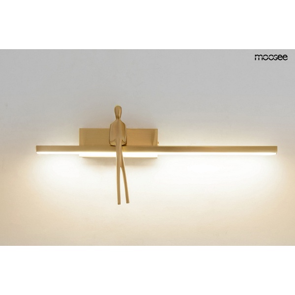Lampa ścienna BOY złota - Moosee