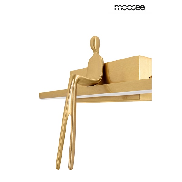 Lampa ścienna BOY złota - Moosee