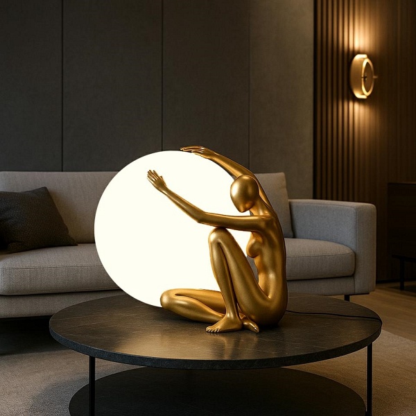 Lampa stołowa UOMO 50 złota - Moosee