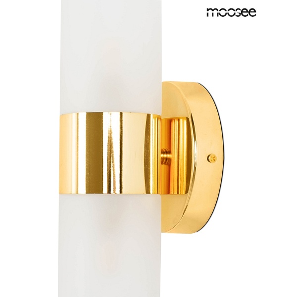 Lampa ścienna TUBS złota - Moosee