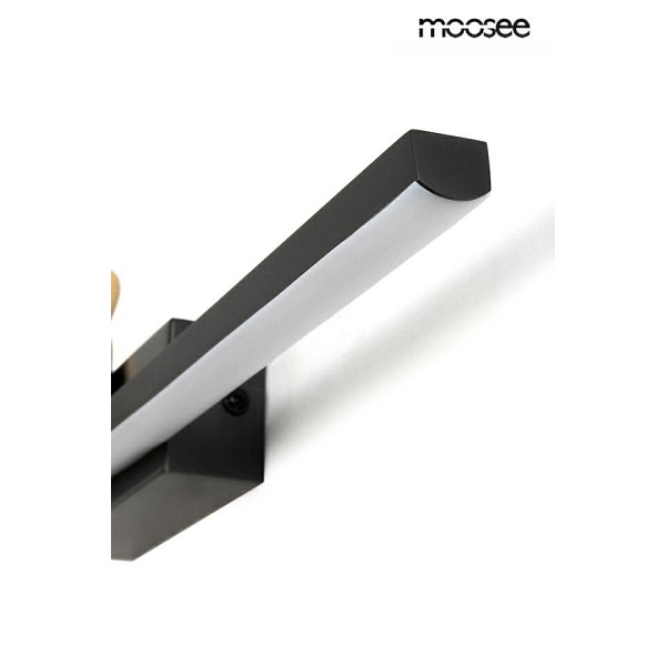 Lampa ścienna BOY czarna - Moosee