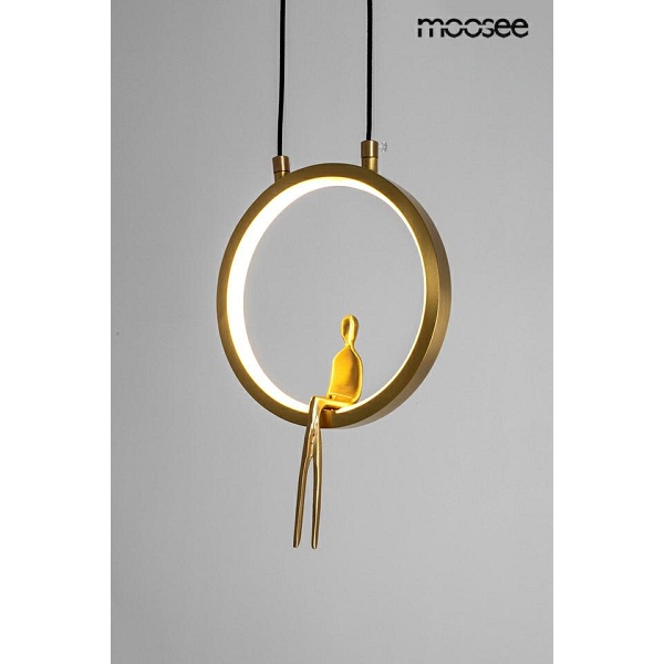 Lampa wisząca BOY CIRCLE złota - Moosee