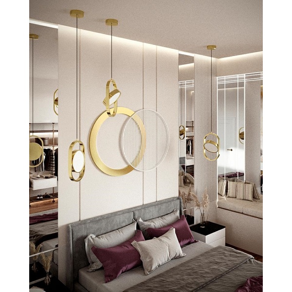 Lampa wisząca SPINNER 19 złota - Moosee