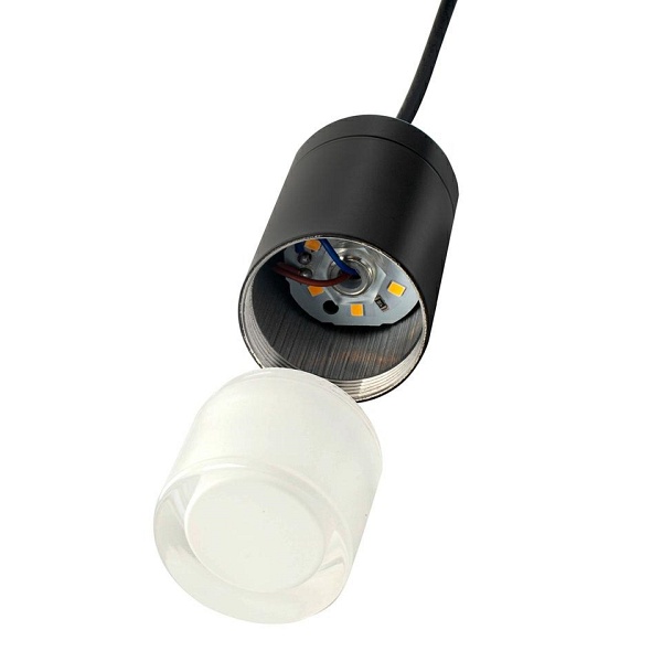 Lampa wisząca FLUSSO 20 czarna - Moosee