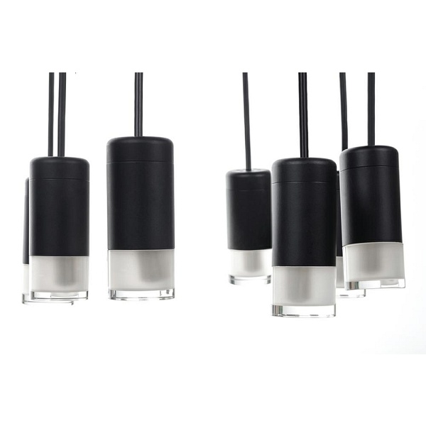 Lampa wisząca FLUSSO 8 czarna - Moosee