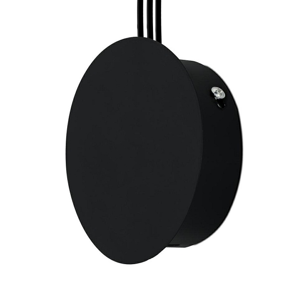 Lampa ścienna FLUSSO WALL 3 czarna - Moosee