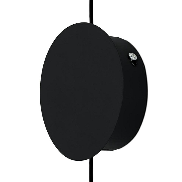 Lampa ścienna FLUSSO WALL czarna - Moosee