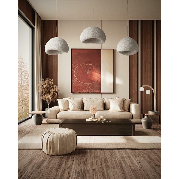 Lampa wisząca NEST 120 biała - Moosee