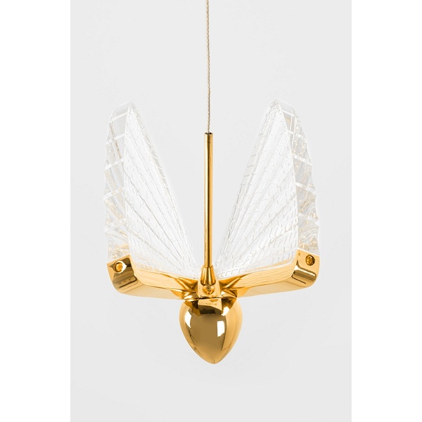 Lampa wisząca BUTTERFLY DISC 5 złota - Moosee