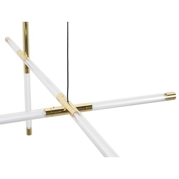 Lampa wisząca MIKADO M złota - Moosee