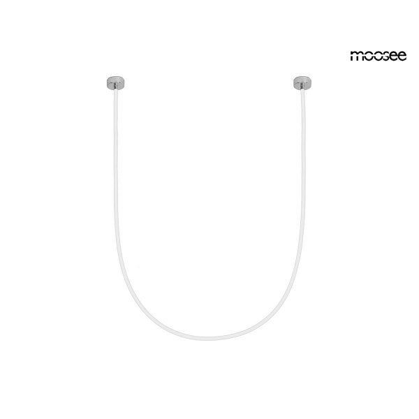 Lampa wisząca LASSO 600 Smart srebrna - Moosee