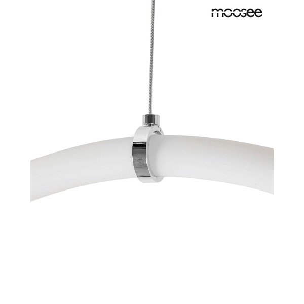 Lampa wisząca LASSO 600 Smart srebrna - Moosee