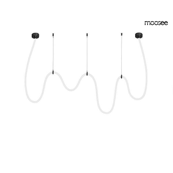 Lampa wisząca LASSO 600 Smart czarna - Moosee