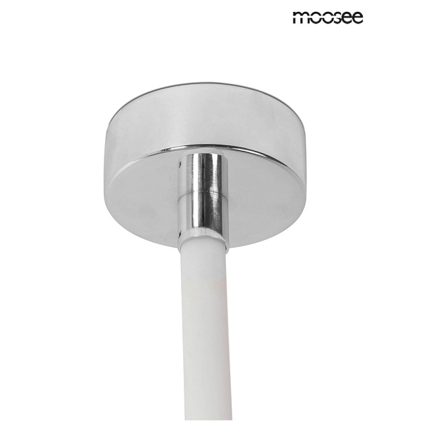 Lampa wisząca LASSO 800 Smart srebrna - Moosee