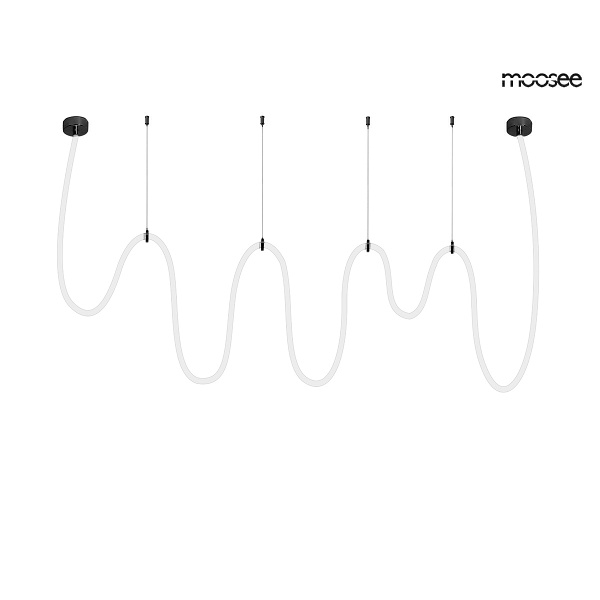 Lampa wisząca LASSO 800 Smart czarna - Moosee