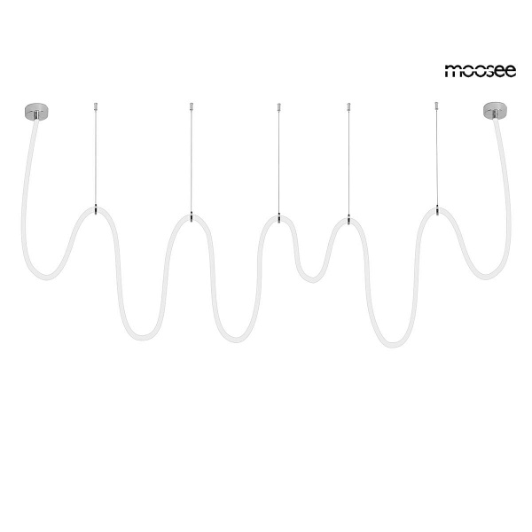 Lampa wisząca LASSO 1000 Smart srebrna - Moosee