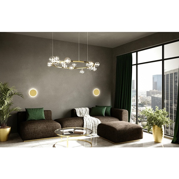 Lampa wisząca ALURE 85 złota - Moosee