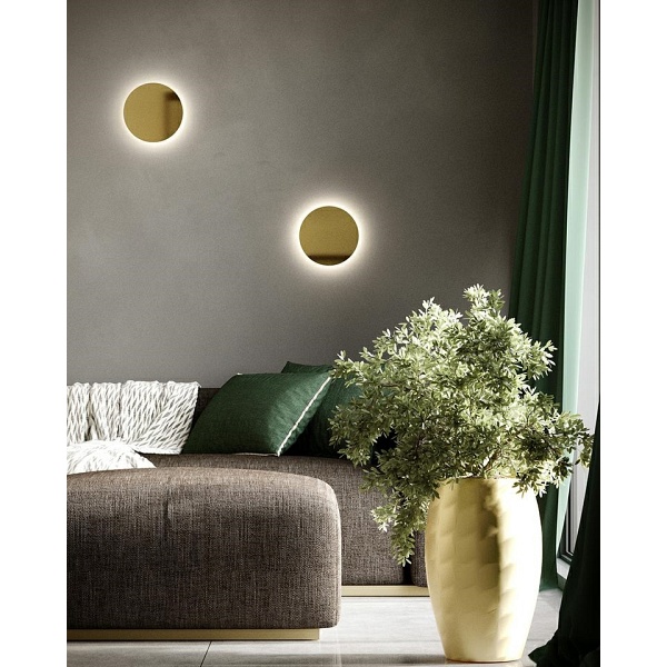 Lampa ścienna SHADOW SUN 25 złota - Moosee