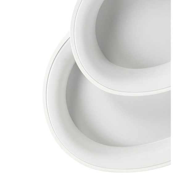 Lampa sufitowa / plafon CELLS 3 biała - Moosee