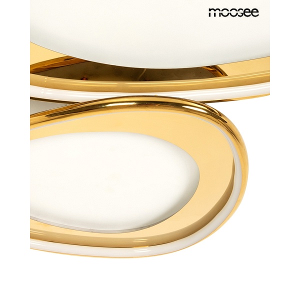Lampa sufitowa / plafon CELL 3 złota - Moosee