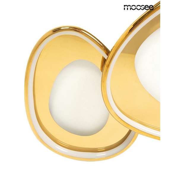 Lampa sufitowa / plafon CELL 3 złota - Moosee