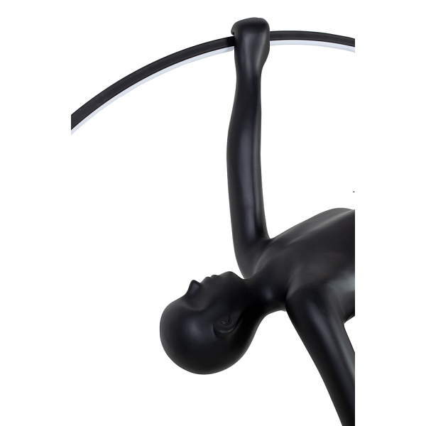 Lampa podłogowa HUMAN ACROBATIC czarna - Moosee