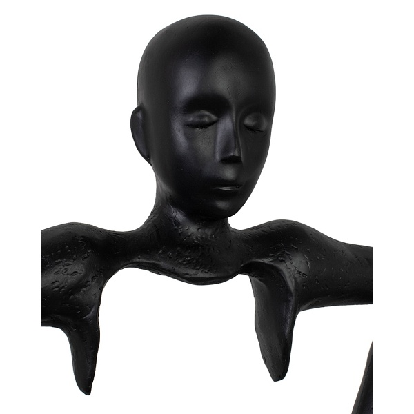 Lampa podłogowa HUMAN HOUDINI czarna - Moosee