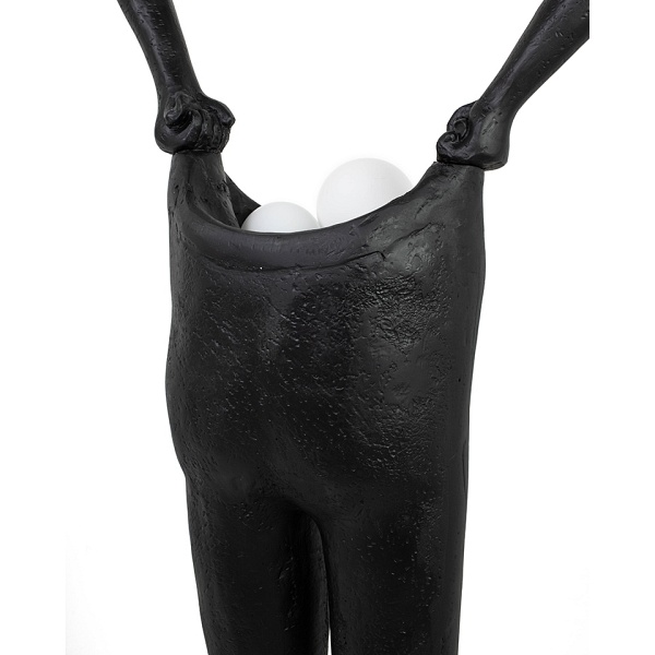 Lampa podłogowa HUMAN HOUDINI czarna - Moosee