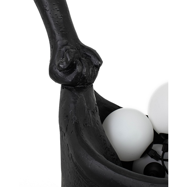 Lampa podłogowa HUMAN HOUDINI czarna - Moosee