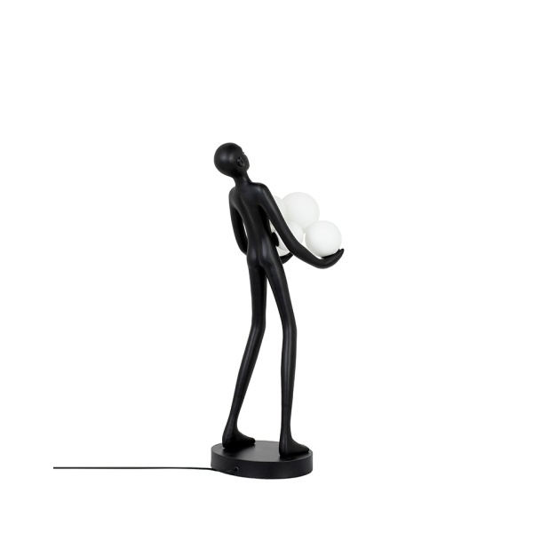 Lampa stołowa HUMAN PREMIUM czarna - Moosee