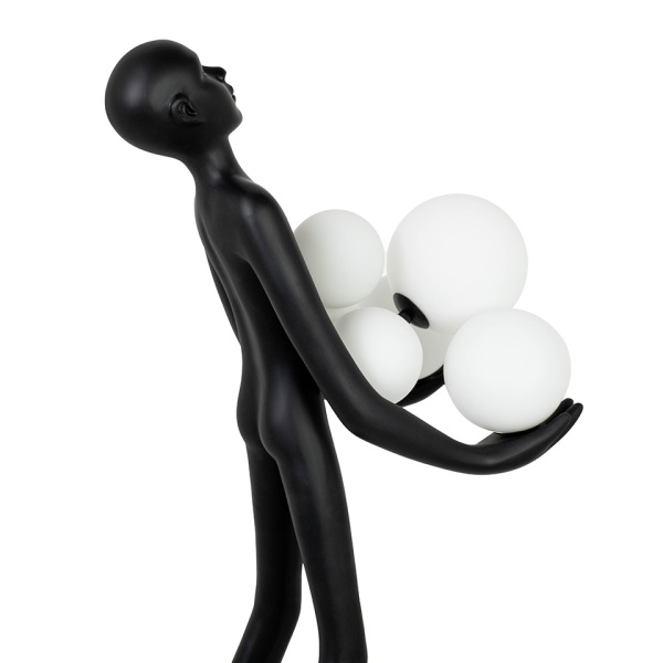 Lampa stołowa HUMAN PREMIUM czarna - Moosee