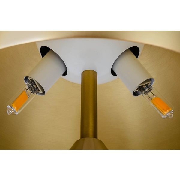 Lampa biurkowa FUNGO złota - Moosee