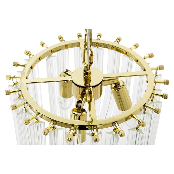 Lampa wisząca MURANO L złota - Moosee