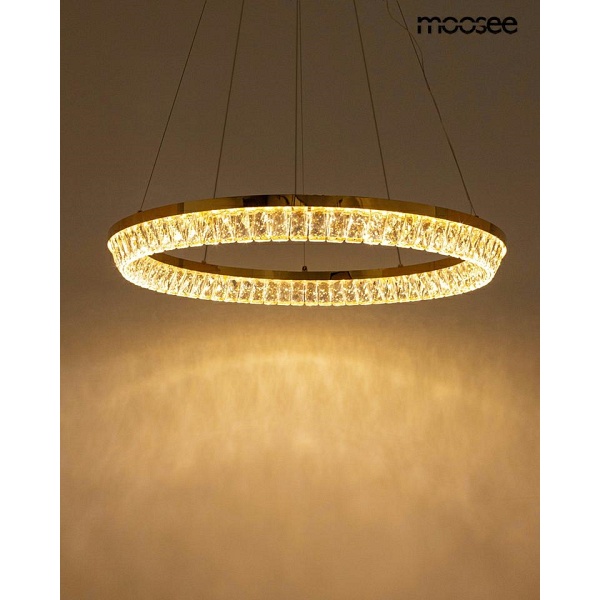 Lampa wisząca SAVOY 100 złota - Moosee