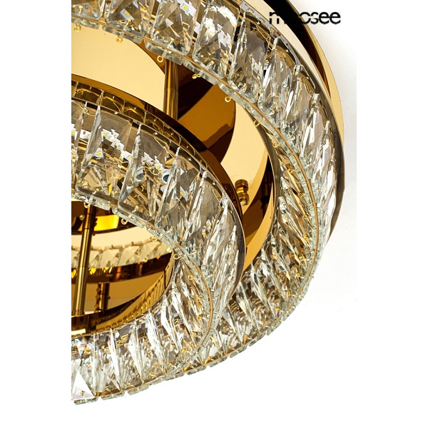 Lampa sufitowa / plafon SAVOY 2 złota - Moosee